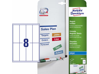 Magnetpapir inkjet J8875-5