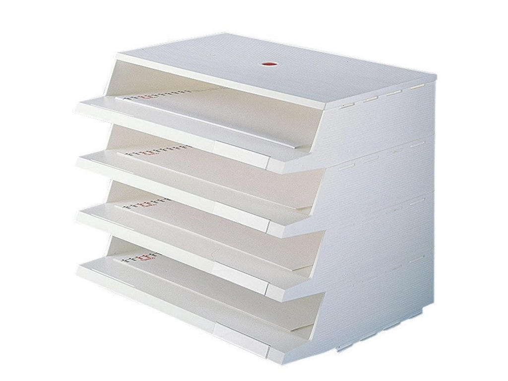 Brevbakker Twin Panorama hvid 4 bakker 2100-2