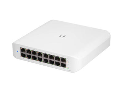 Ubiquiti 16 x Gigabit LAN (8 x PoE), Layer 2, 16 Gbps, 1.2 kg, White