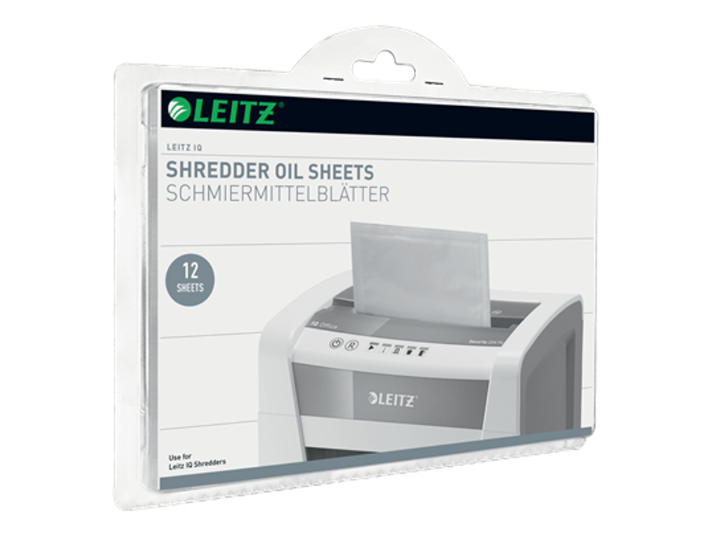 Olieark til makulator Leitz 12 stk