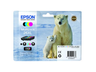 BLÆKPATRON EPSON 26XL