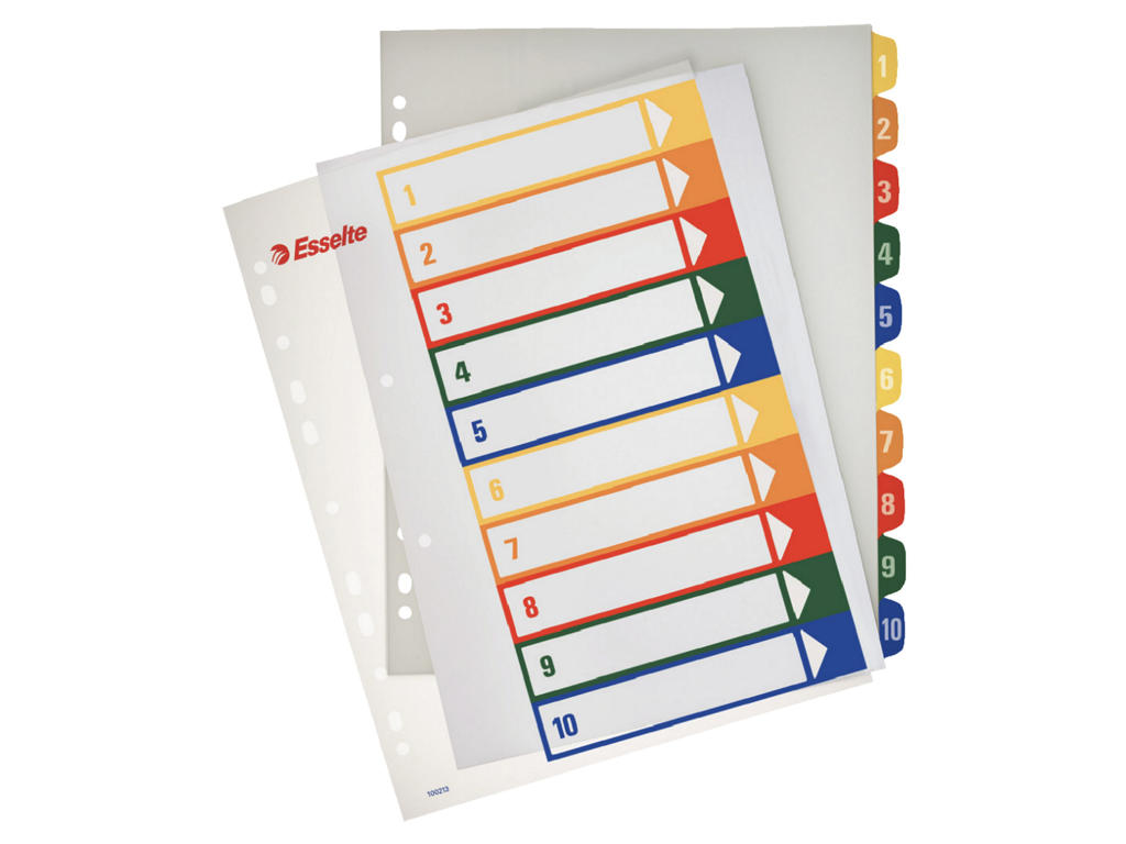 Talregister A4 Maxi Esselte projekt 1-10 