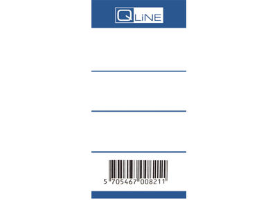 Rygetiket 75 mm Q-Line 100 stk