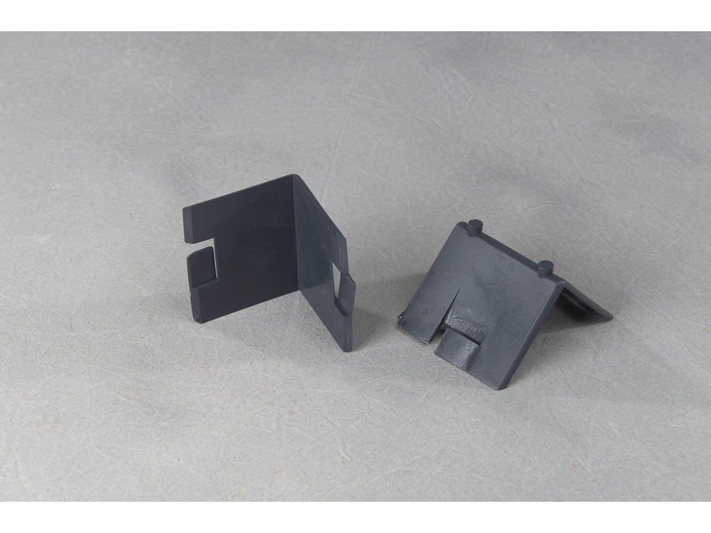 Kantbeskyttere plast 60x50x50 mm sort 1000 stk