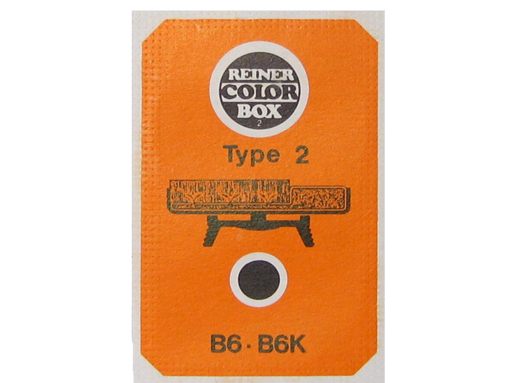 Stempelpude Reiner B6K Type 2 rød 