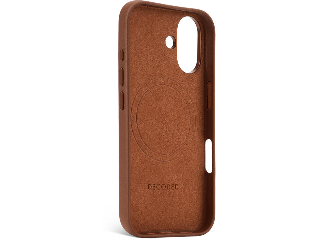 Decoded Leather for Iphone 16 - Tan