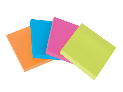 Post-it Super Sticky 76x76mm ass 24 stk (654)