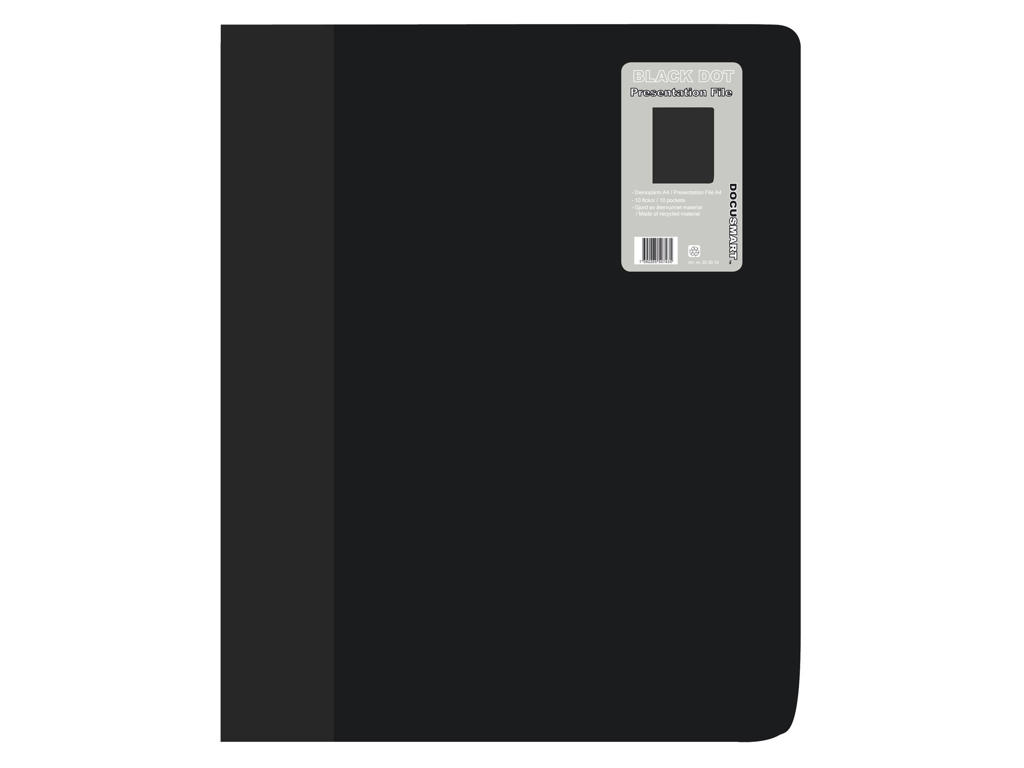 Demomappe A4 med 10 lommer PP