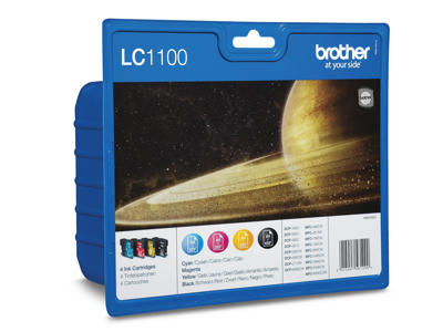 Brother blæk LC1100 CMYK