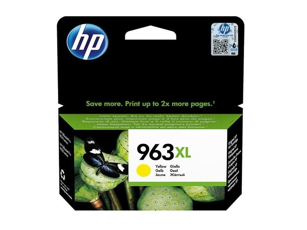 HP 963XL blæk gul, 1600 sider