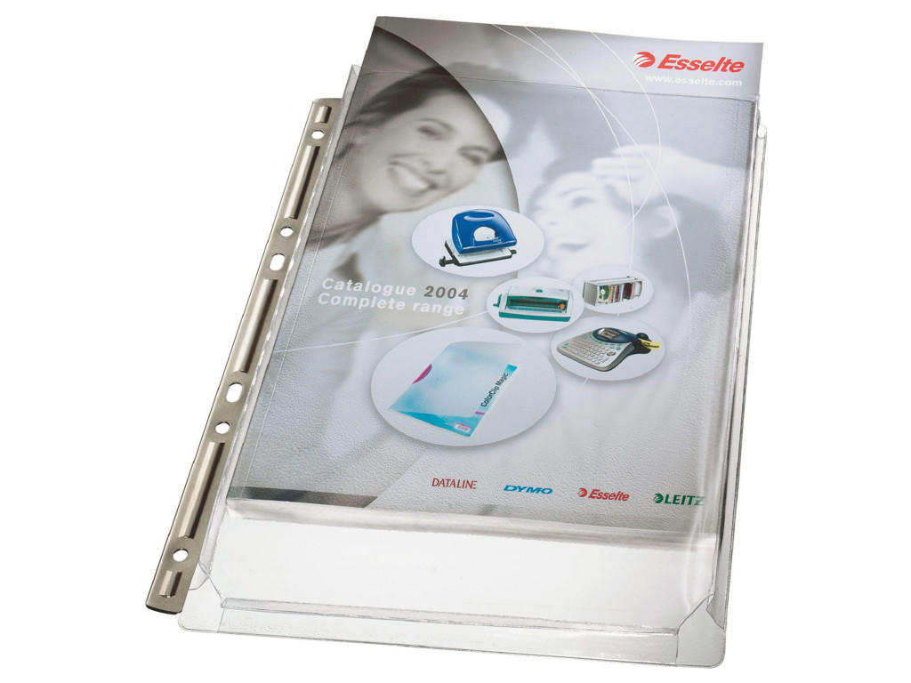 Kataloglommer Leitz 0,17 m/metalskinne  3 stk.