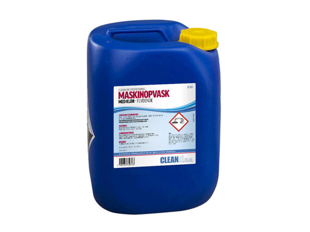 Maskinopvask m/klor Cleanline 12L