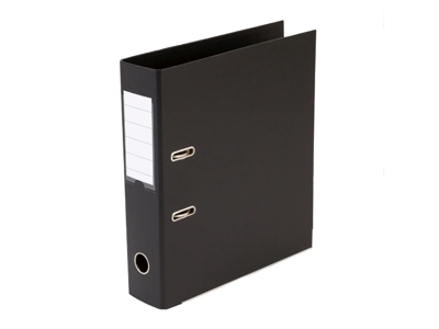 Brevordner A4 75 mm Q-Line sort