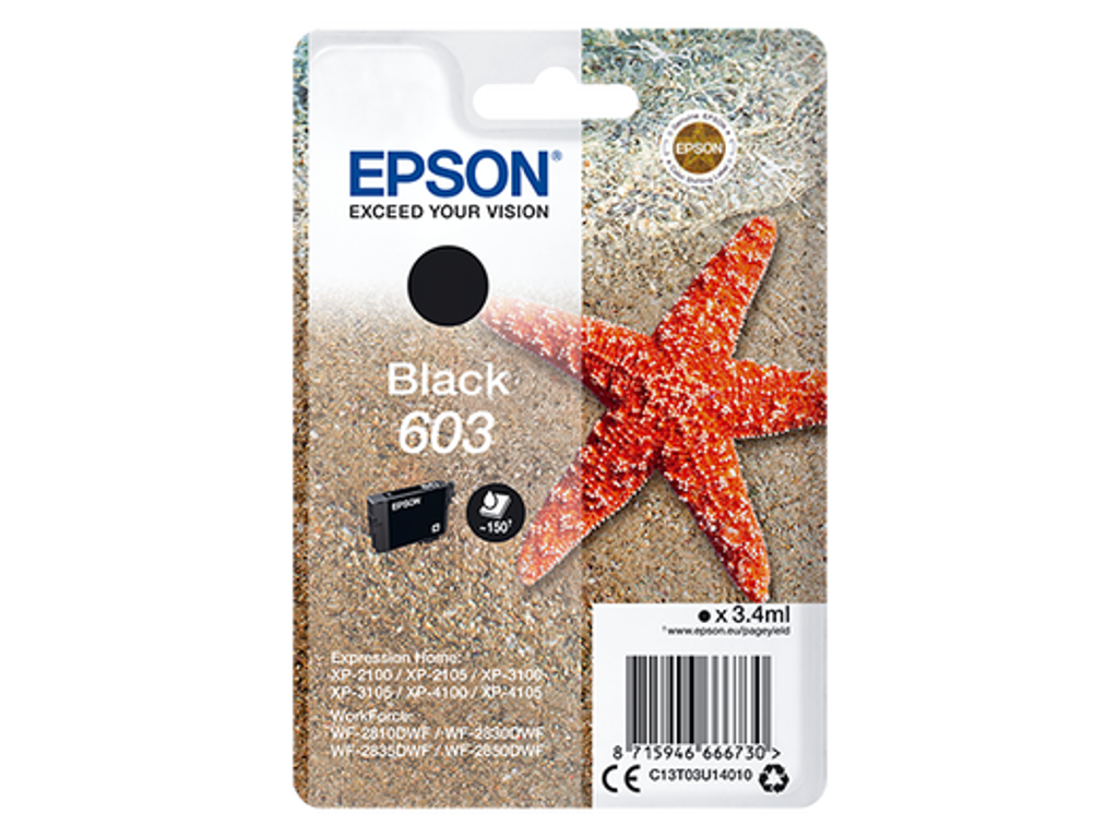 Epson 603 blæk sort