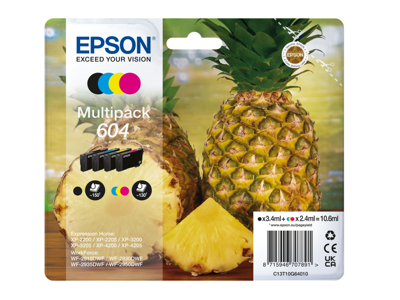 Epson T604 blæk CMYK