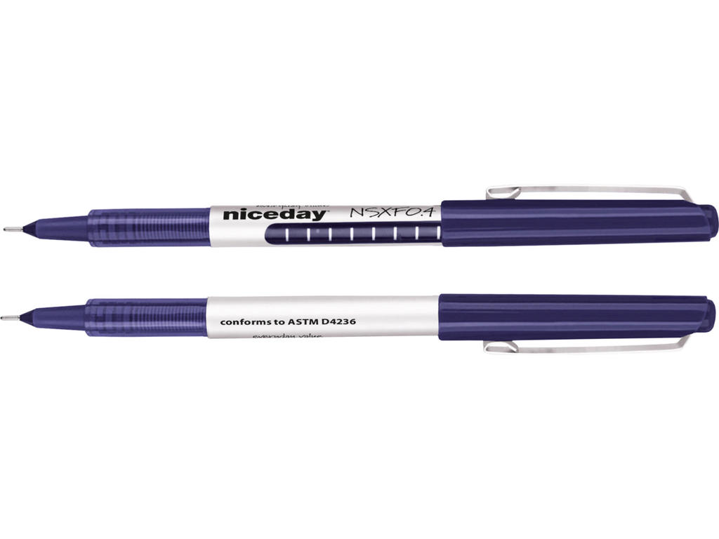 Rollerpen Niceday blå, 0,4 mm streg