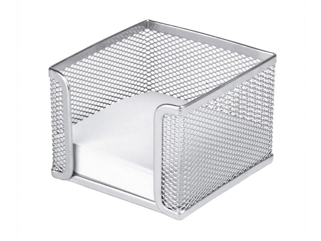 Memoholder metal sølv 