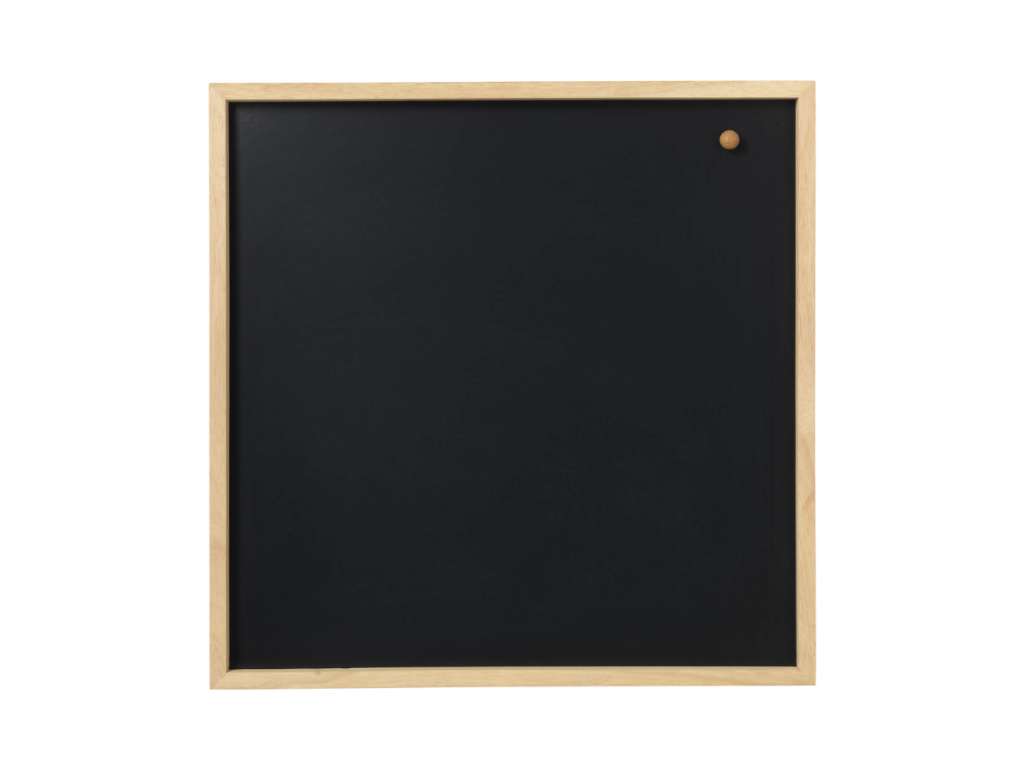 Magnetisk Naga kridttavle 60 x 60 cm sort