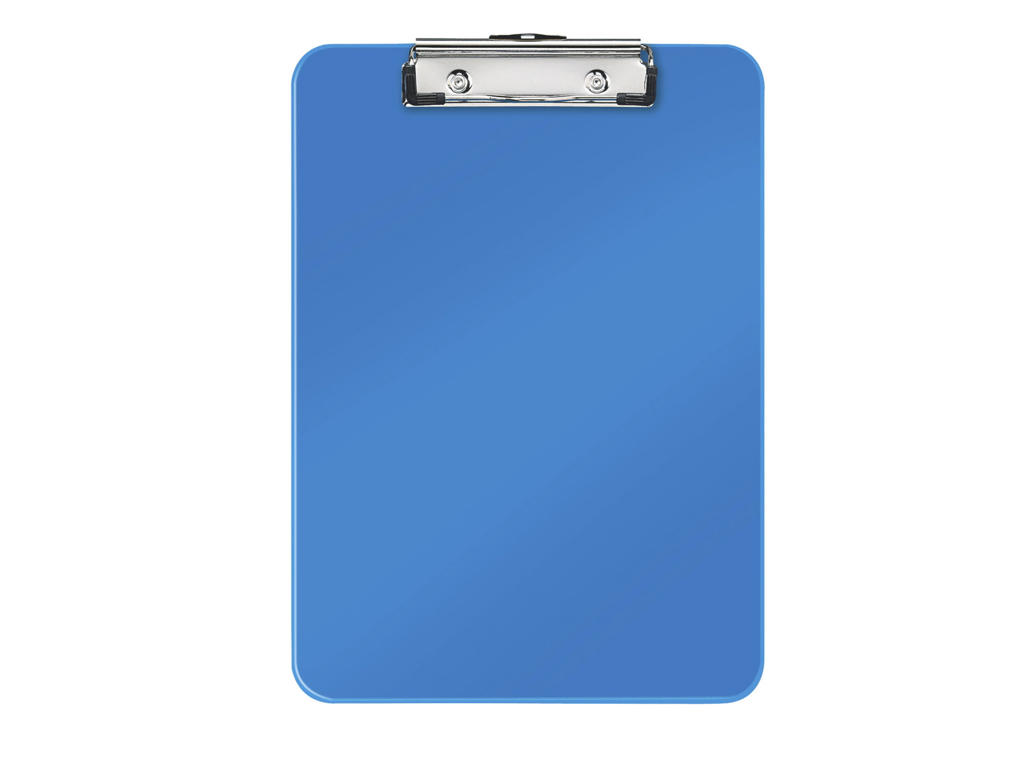 Clipboard A4 uden omslag WOW hård plast blå