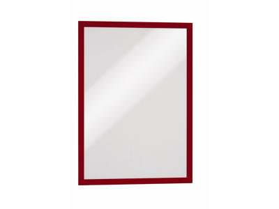 Skilt Duraframe® A3 rød selvklæbende 2 stk