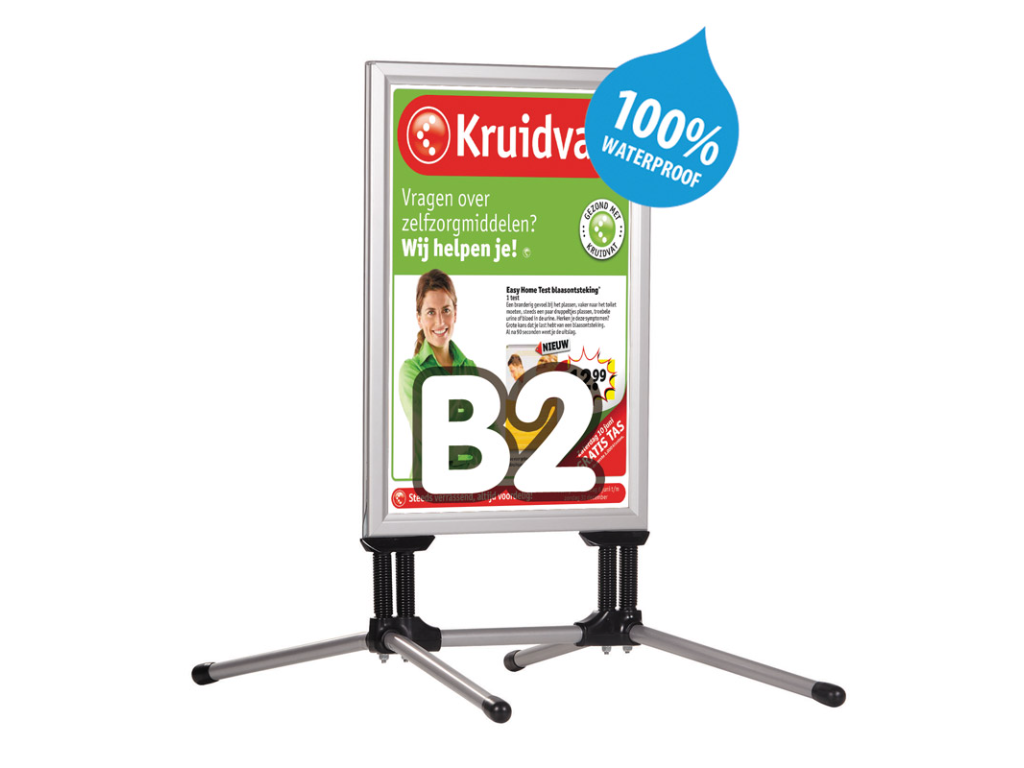 Gadeskilt Twin light Wind B2 50x70 cm