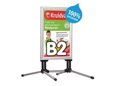 Gadeskilt Twin light Wind B2 50x70 cm