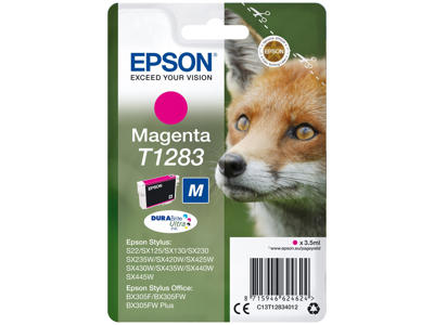Epson Blækpatron T1283 Magenta, 175 sider