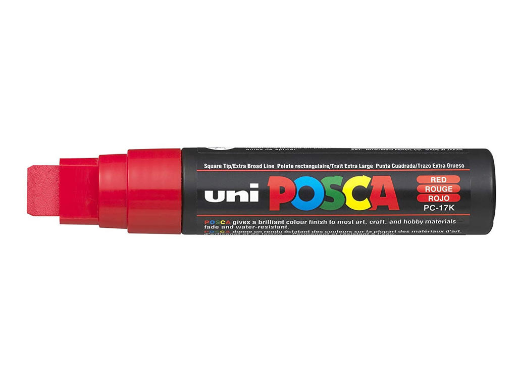 Paintmarker Uni Posca PC-17K rød