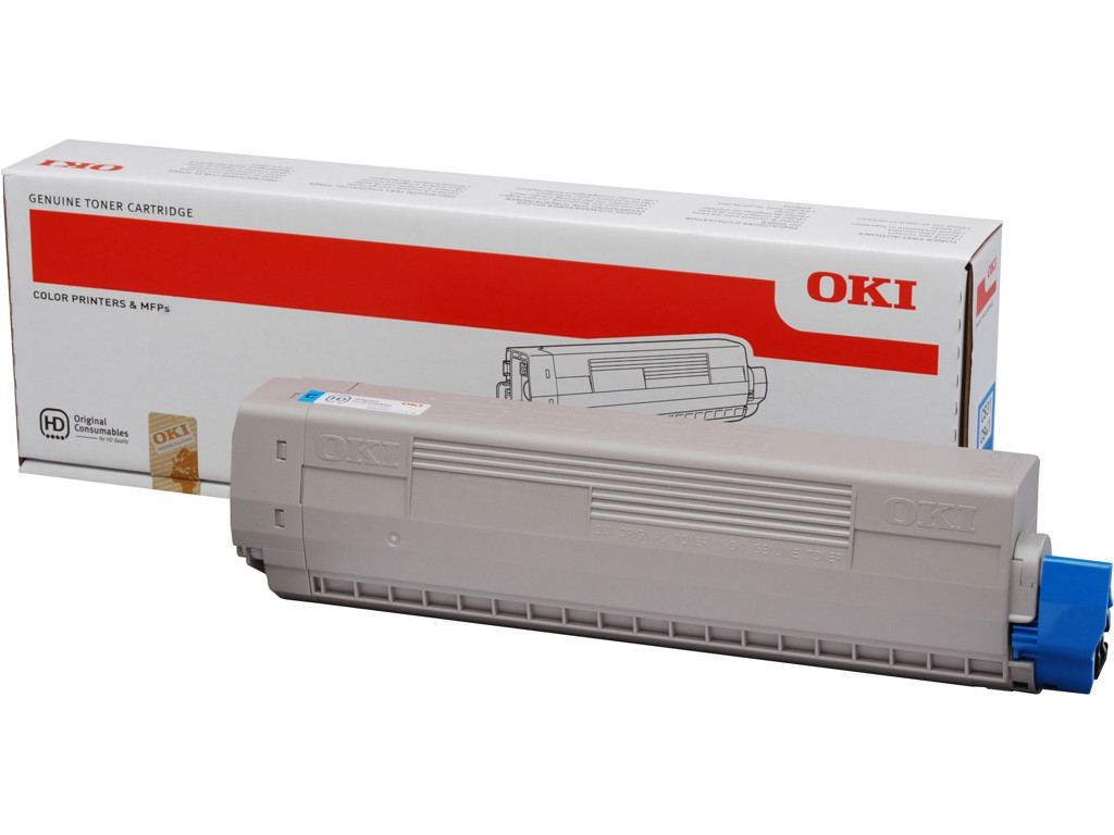 OKI TONER C831/C841 CYAN, 10000 sider