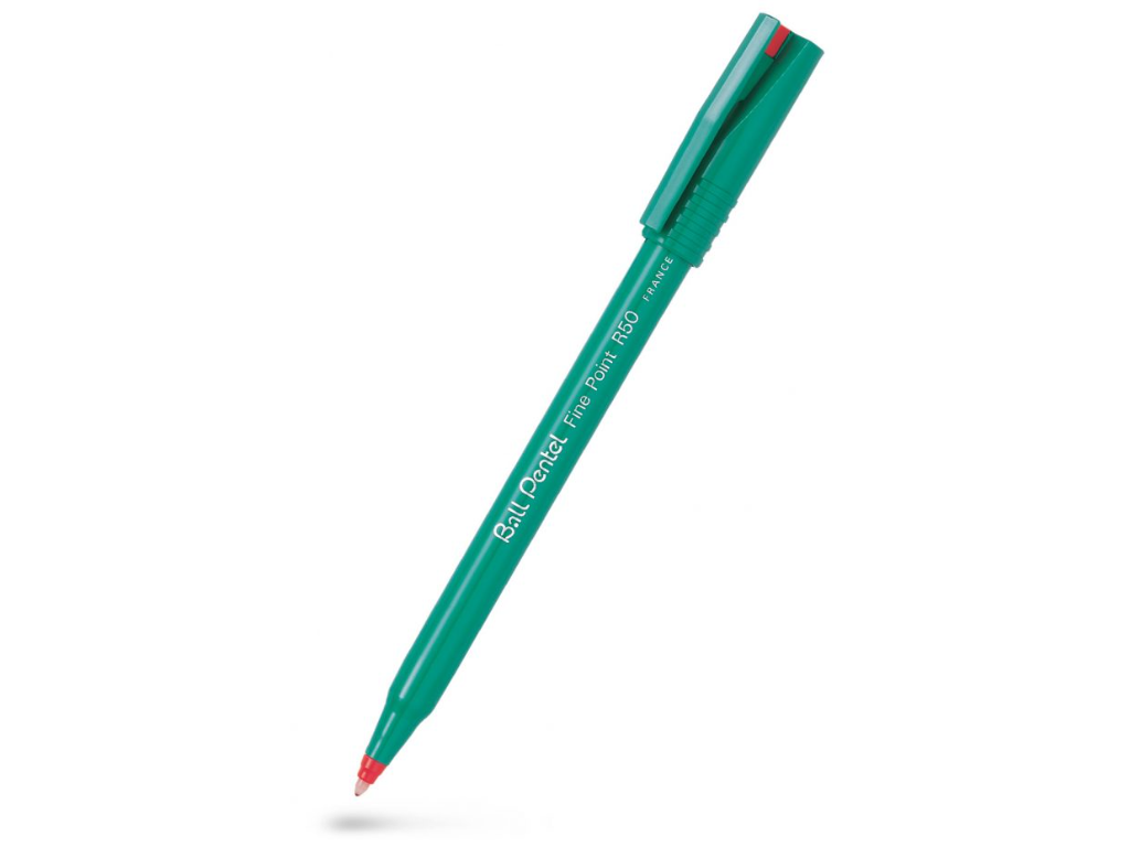 Rollerpen Pentel R50 rød 0,5