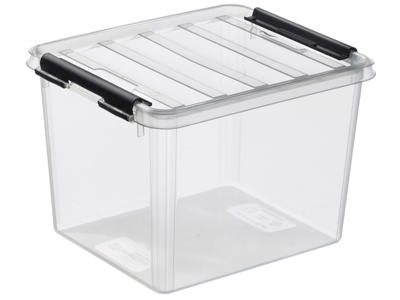 Plastkasse SmartStore 21x17x15 cm med låg