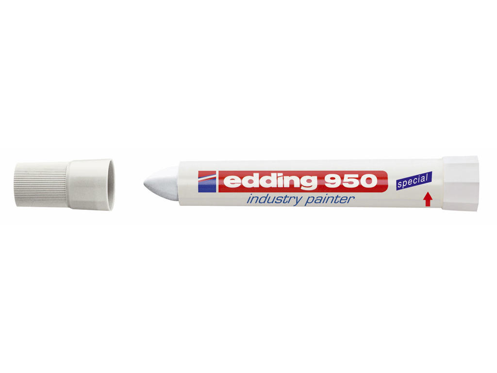 Marker Edding 950 hvid industri