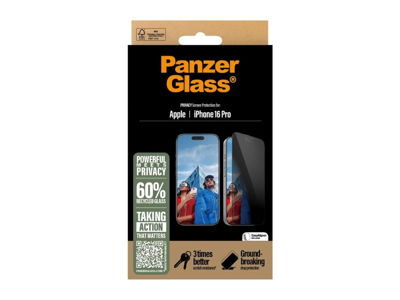 PG iPhone 16 Pro Ultra-Wide Fit Privacy Screen Protec