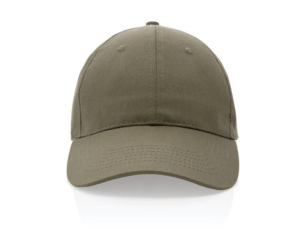 Impact 6 Panels cap, 190gr Genanvendt Bomuld med Aware&trade;, Grøn