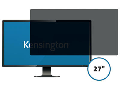 Skærmfilter Kensington 27" wide 16:9 2-vej aftagelig