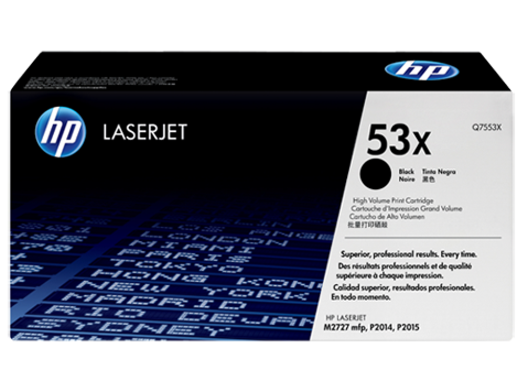 HP 53X toner Q7553X sort, 7000 sider