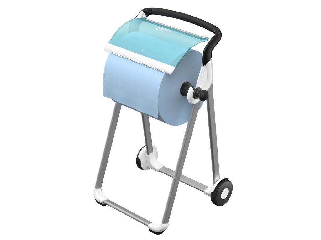 Gulvstativ Tork W1 hvid/turkis