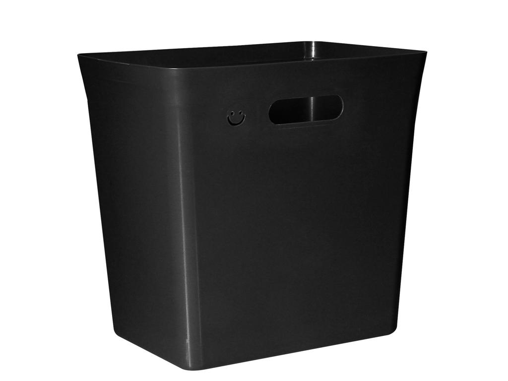 Affaldsspand Avedøre 20L sort genbrugsplast - UDGÅET