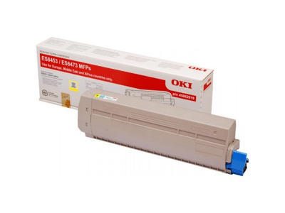OKI Toner ES 8453/8473 Gul, 10000 sider