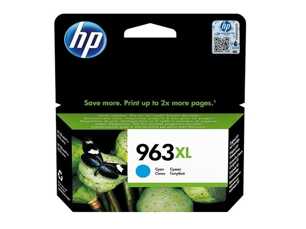 HP 963XL blæk cyan, 1600 sider