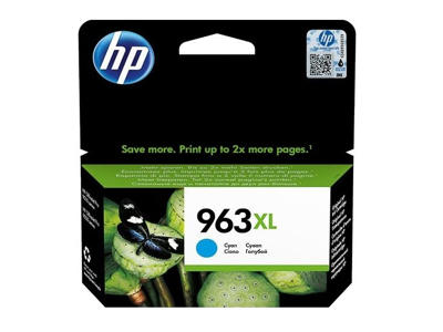 HP 963XL blæk cyan, 1600 sider