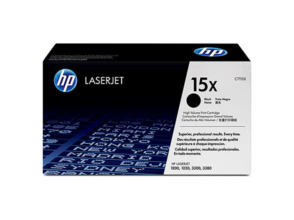 HP 15X toner C7115X sort, 3500 sider