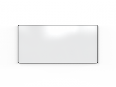 Lintex Whiteboard Edge, sort kantliste 2495 x 1195 mm
