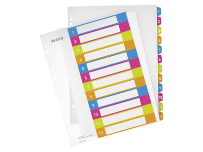 Talregister A4 Maxi Leitz 1-12 WOW 