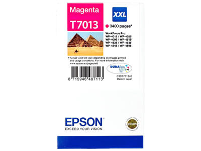 Epson blækpatron T7013 Magenta XXL, 3400 sider