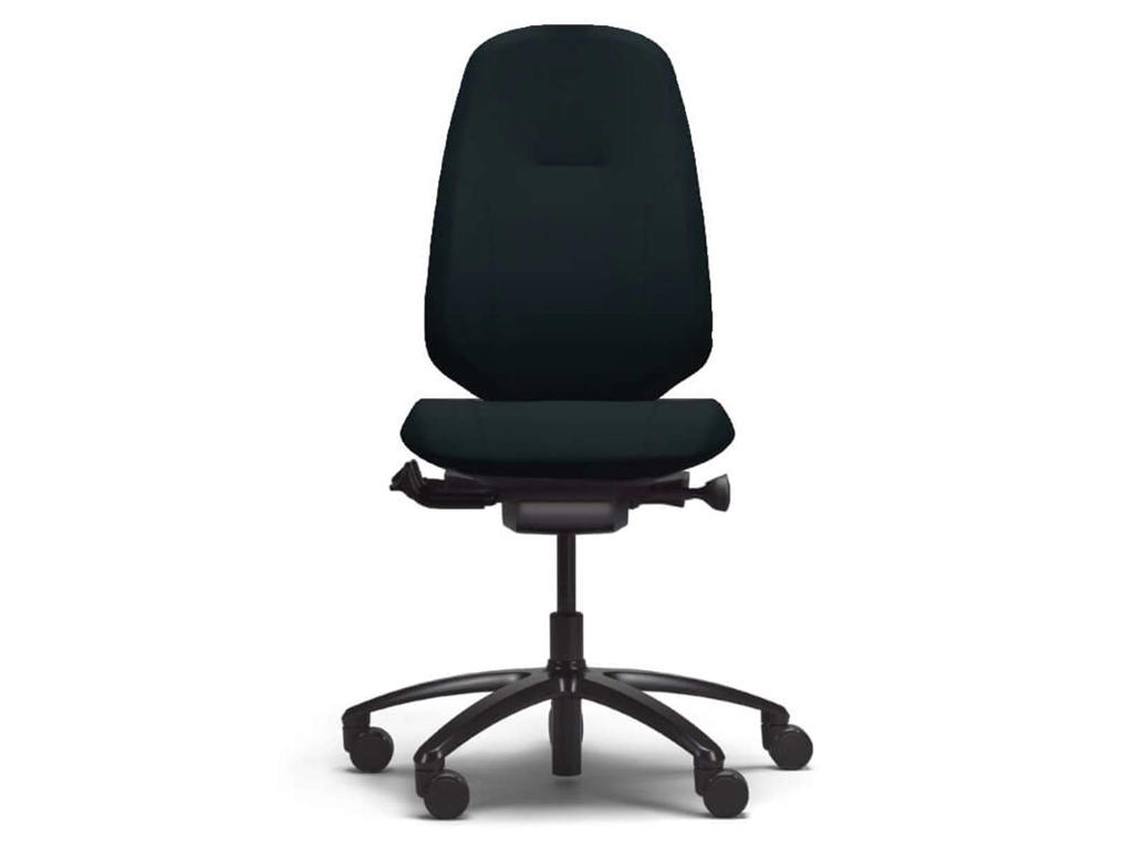 Kontorstol uden armlæn | RH Mereo 300 Fame 60999 | Sort | Bløde ruller
