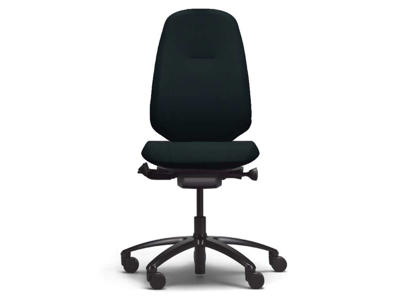 Kontorstol uden armlæn | RH Mereo 300 Fame 60999 | Sort | Bløde ruller