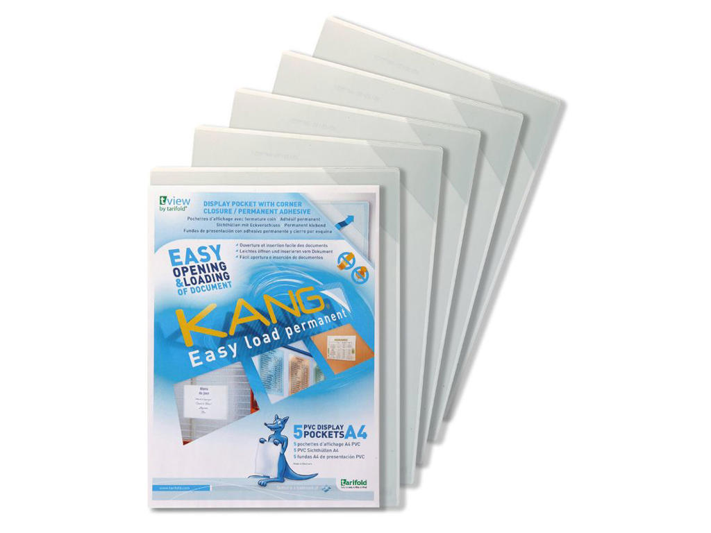 Selvklæbende lomme A4 5 stk.