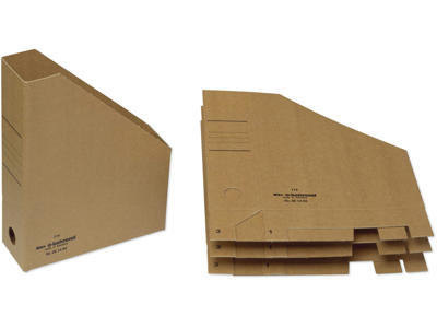 Tidsskriftsamler A4 brun pap