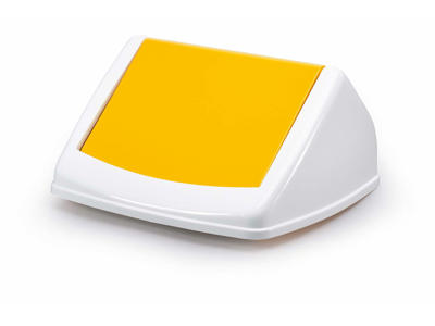 Vippelåg t/Durabin 40L. hvid/gul